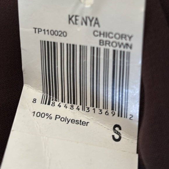 Adrienne Vittadini | New Brown Embellished 3/4 Sleeve Blouse - Picture 6 of 13